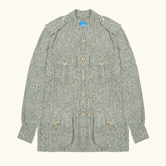 Tweed - Ivory/Green